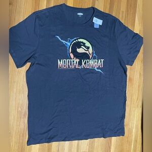 Old Navy Men’s XXL Mortal Kombat Tee Dark Gray NWT
